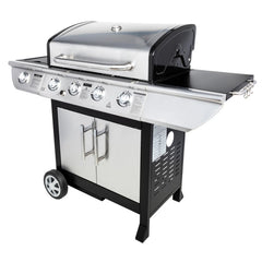 Barbecue au gaz BRISBANE - 4 br没leurs 14kW + rchaud Somagic -