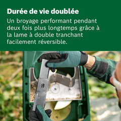 Bosch AXT Rapid 2000 Broyeur de végétaux (pour un broyage puissant des débris de jardin ; moteur puissant de 2000 W)