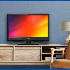 Cello C1624F 16" Full HD LED TV Integrierter -Player Triple Tuner DVB-T/T2-C-S/S2 HDMI USB 230V „Pitch Perfect Sound“ für EIN einzigartiges Klangerlebnis