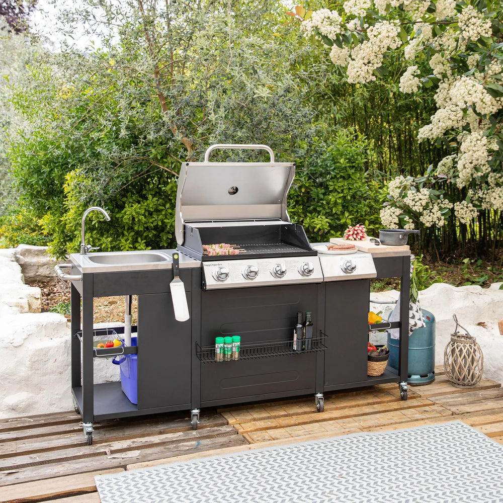 Cuisine d'extérieur TEXAS - 4+1 brûleurs -