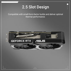 Asus Dual NVIDIA GeForce RTX 5060 Ti 16GB GDDR7 OC Edition – Carte Graphique (PCIe 5.0 DLSS 4 HDMI 2.1b DisplayPort 2.1b 2.5-Slot Ventilateurs axiaux Technologie 0dB Dual BIOS)