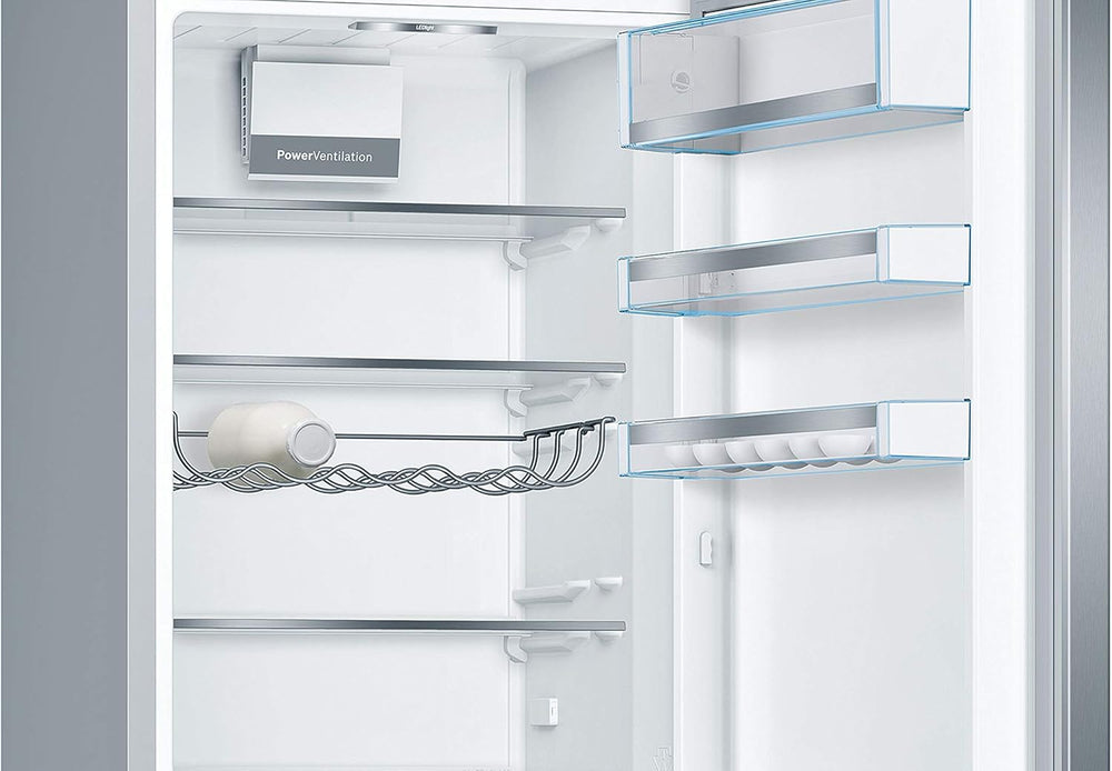 Bosch KGE398IBP - Série 6, Réfrigérateur combiné pose-libre, 201 x 60 cm, Inox anti trace de doigts