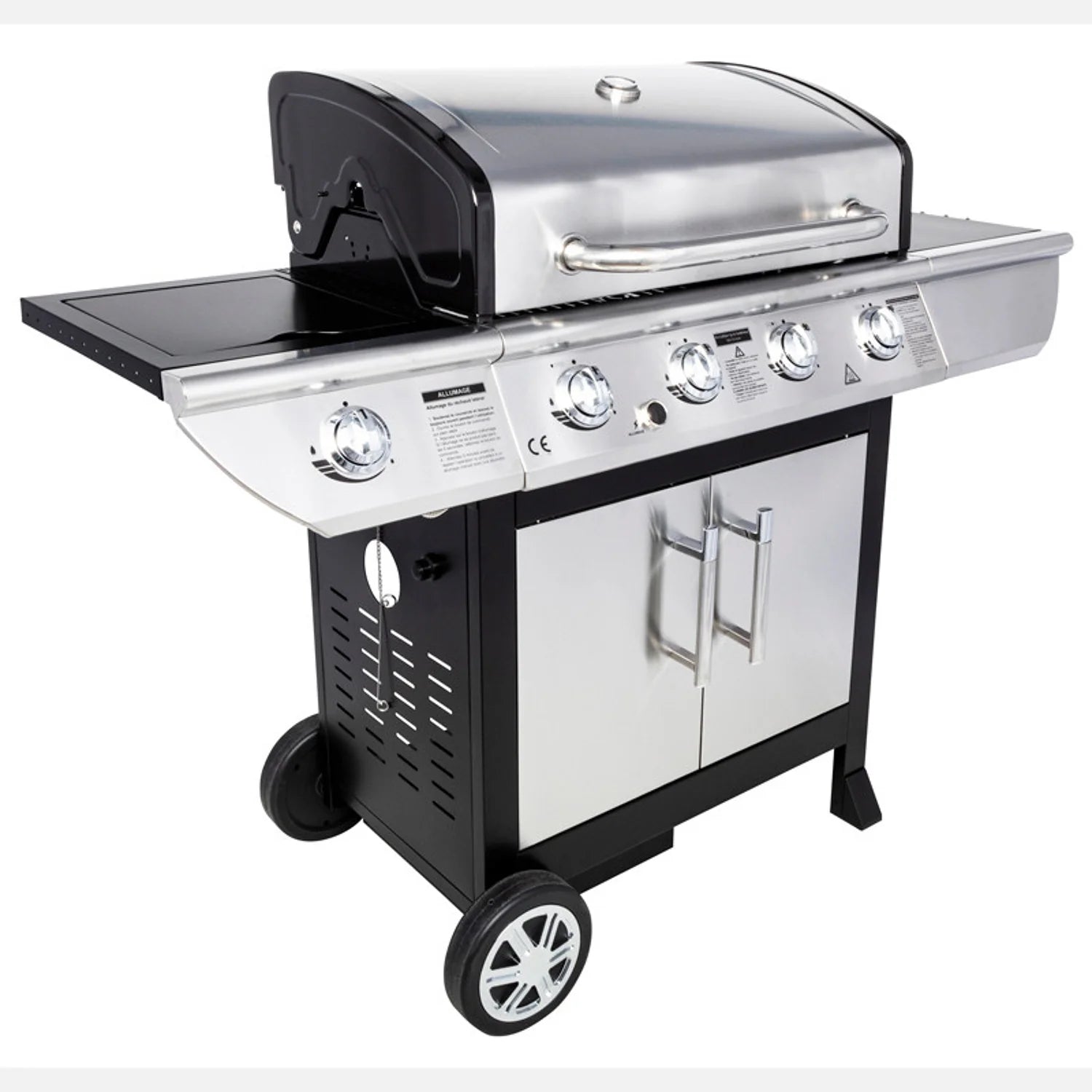 Barbecue au gaz BRISBANE - 4 br没leurs 14kW + rchaud Somagic -