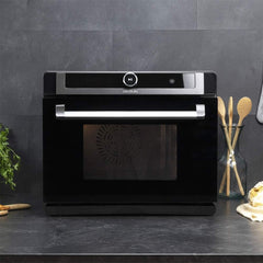 Cecotec Four à vapeur Bake&Steam 4000 Combi Gyro. Four 3 en 1: fusion vapeur, convection et friteuse à huile, capacité 40 litres, 7 fonctions, puissance 2400 W