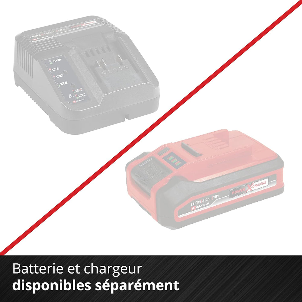 Einhell Glacière portable sans fil TE-COL 18/27 Li-Solo Power X-Change (18 V, 27 l, refroidit et maintient au chaud, mode hybride 12 V pour la voiture et 230 V sur secteur, avec poches, sans batterie)