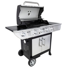 Barbecue au gaz BRISBANE - 4 br没leurs 14kW + rchaud Somagic -