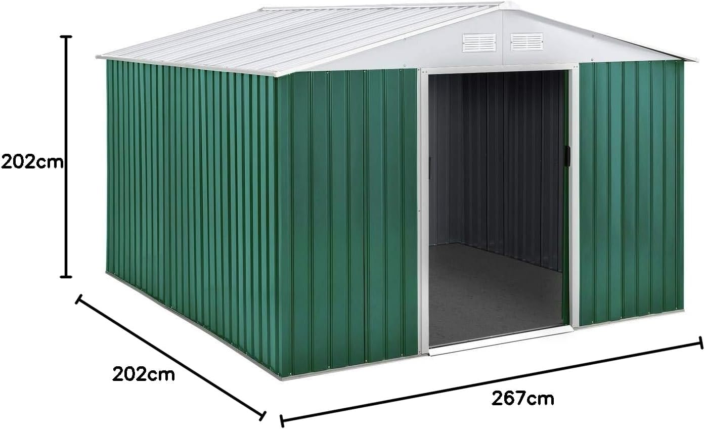 Abri de Jardin mtal Rosas - 7,06 M虏
