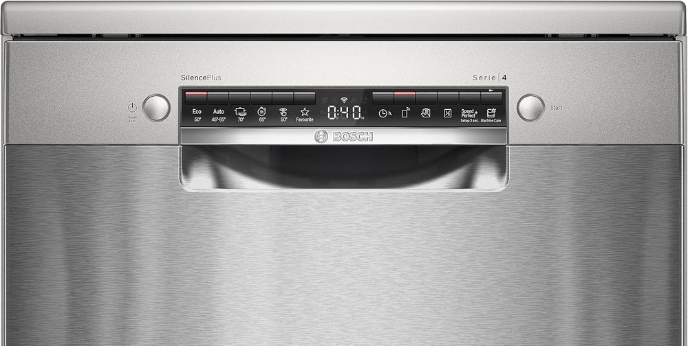 SMS4EMI01E - Série 4 - Lave-vaisselle Pose-libre - 60 cm - 14 couverts - Silence Plus 42 dB - Inox -