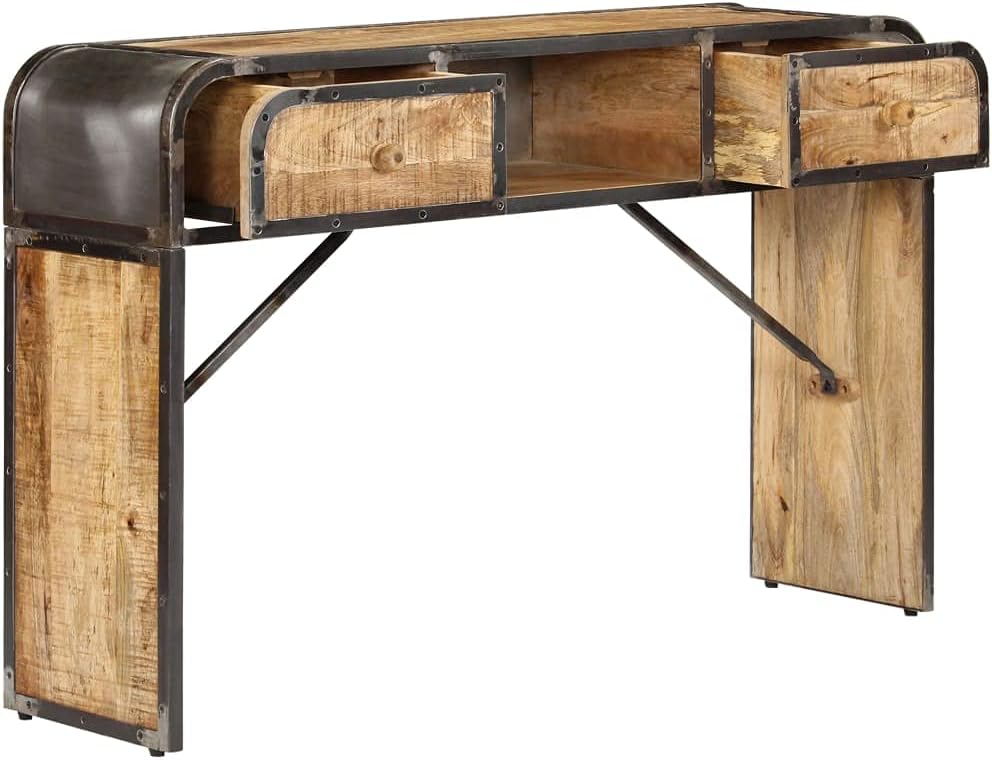 vidaXL Buffet Bahut Armoire Commode Meuble de Rangement Bois Manguier Massif