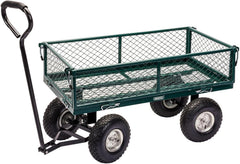 Draper Chariot de Jardin en Acier grillagé Vert,200kg