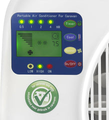 EUROM Split Climatiseur AC2401 pour caravane camping-car bateau bus camping-car caravane mobil-home | Climatiseur mobile avec 2400 BTU | Modèle amélioré du légendaire climatiseur AC2400