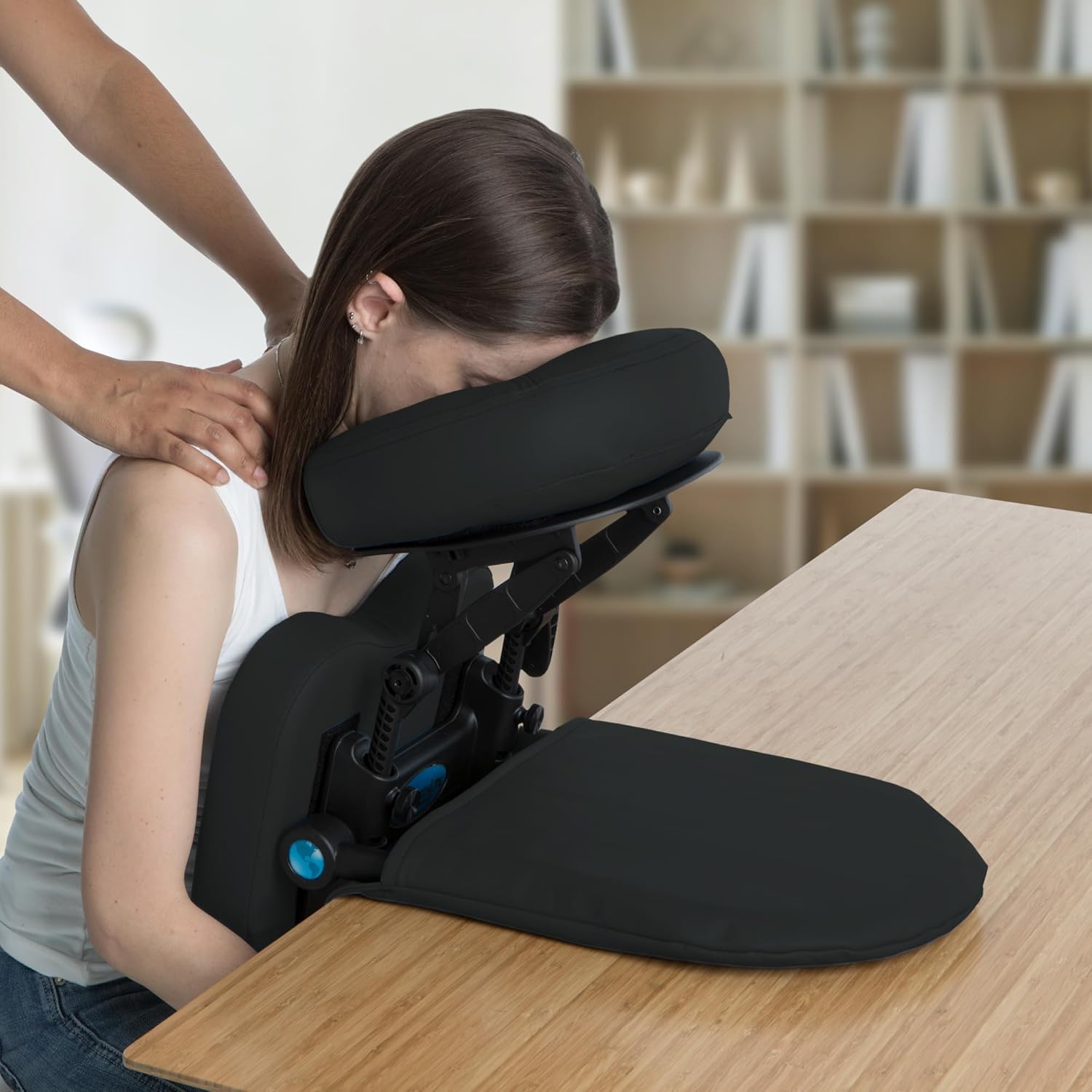 EARTHLITE Travelmate Accessoire pour table de massage - kit de massage têtière et dessus de table, équipement pour récupération post-vitrectomie