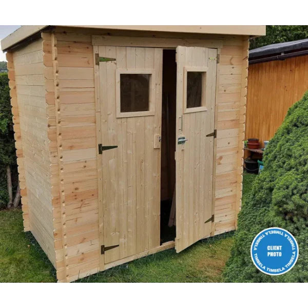 Abri de jardin en bois L204 x l142 x H200 cm / 2,22 m -