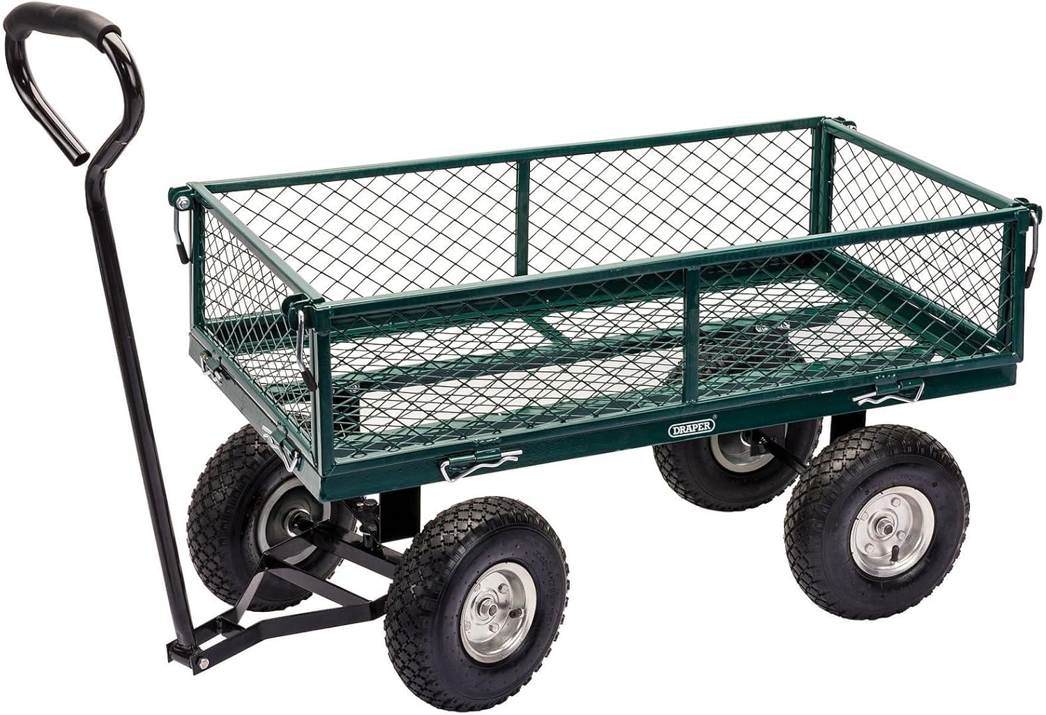 Draper Chariot de Jardin en Acier grillag Vert,200kg