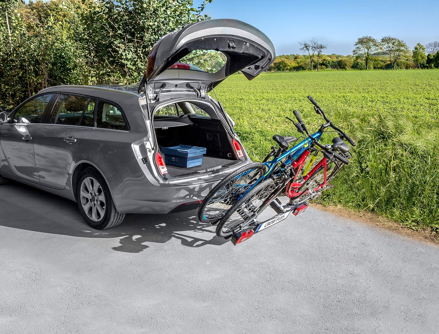 EUFAB Crow Plus 11582 Porte-vélo, Extensible