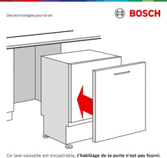 Bosch SMV26AX01F, Série 2, Lave-vaisselle 60 cm, Encastrable
